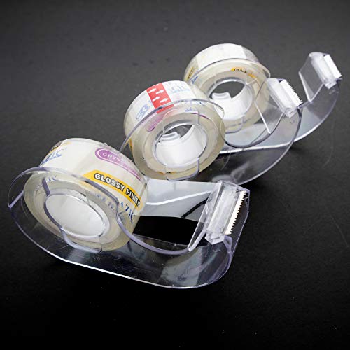 BAZIC PRODUCTS Crystal Clear Tape, 3/4 in x 500 in, 3 Ct, 2-Pack - size: 3/4" X 500" (2-Pack)