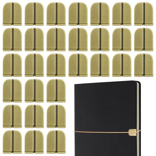 30 PCS Book Corner Protectors, Side Edge Metal Book Corners for Scrapbook