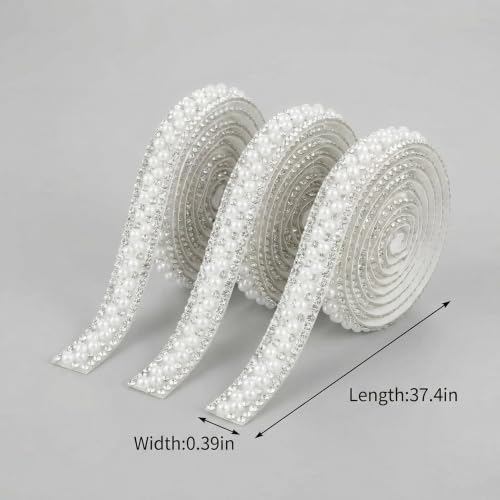 Rhinestone Ribbon Self Adhesive