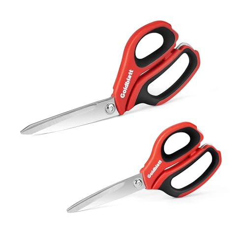 Goldblatt 2PCS Heavy Duty Scissors, Multipurpose Shop Scissors