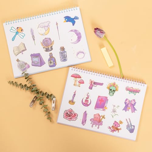 A4 Reusable Blank Sticker Collecting Book Sticker Album Storage (Blue） - color: blue