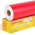 Matte Red Permanent Vinyl, 12" x 50FT Permanent Adhesive Vinyl Roll for All Cutting Machines, Signs, Craft Die Cutters - color: 50ft Matte Red