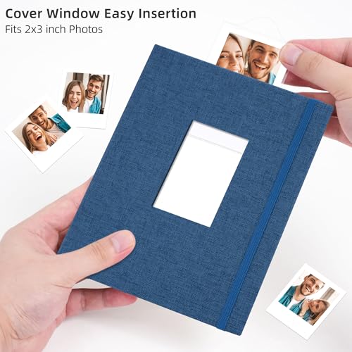 Vienrose Mini Polaroid Photo Album 208 Photos 2x3 Inch Blue 1 PACK - color: Blue, size: 1 PACK