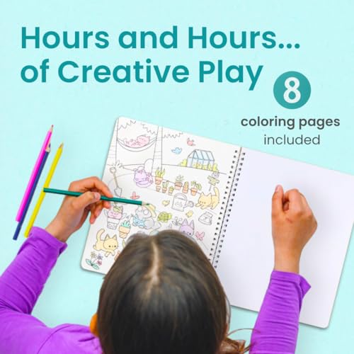 Cupkin Land of Cats Coloring & Sticker Activity Book | 300+ Stickers - color: Land of Cats