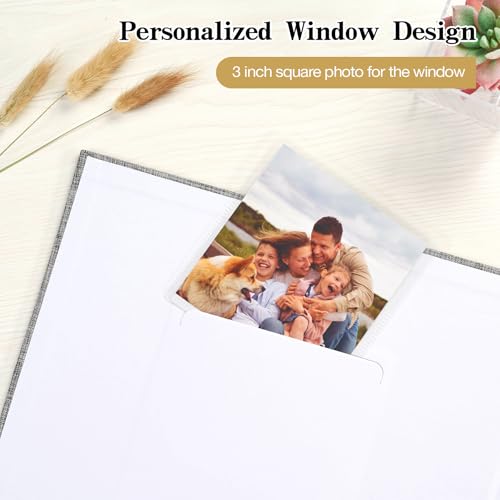 Mublalbum 8x8 Inch 3 Ring DIY Scrapbook Photo Album 40 Pages, Blue - color: Blue, size: 8x8 Inch 40 Pages