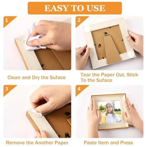 JANYUN 280 Pcs Sticky Dots,Square 20 mm Putty Clear Double Sided Tape - size: 0.78"x0.78" Square