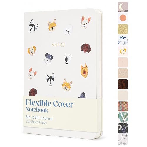 WORLD TRAVELER Eccolo A5 Lined Journal 256 Ivory Pages Lay Flat 6x8 - color: Good Boy