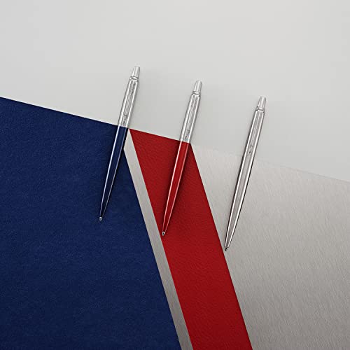 Parker Jotter London Trio Discovery Pack: Ballpoint Pen (Royal Blue) Gel Pen (Red Kensington) & Mechanical Pencil (Stainless Steel) - size: 1 Count (Pack of 1), style: London Trio Discovery Pack