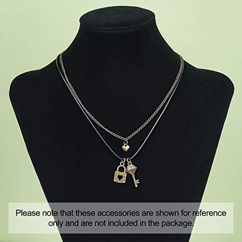 KISSITTY 48pcs/box Antique Bronze Mixed Styles Vintage Skeleton Small Key & Lock Charms Collection 7.5-17.5x14-32.5mm for DIY Jewelry Craft Making