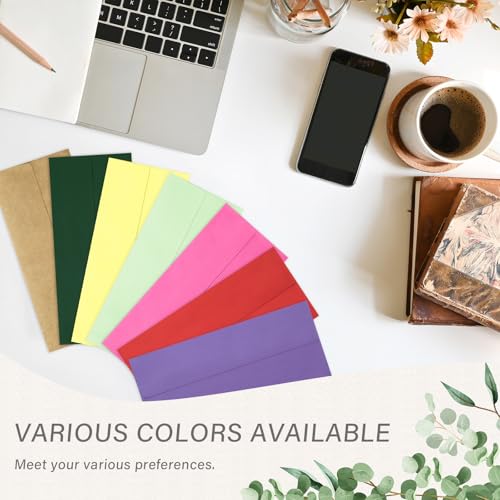 100 Pack #10 Kraft Paper Envelopes Letter Size Self Seal Business Envelopes - color: Kraft, size: 100 Pack