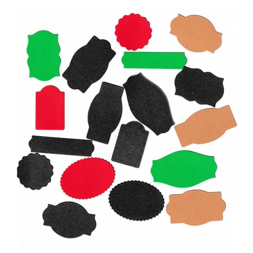 9pcs Tags Banner Cutting Dies, Labels Bookmark Die Cuts Metal Embossing Stencils Template Mould for Card Scrapbooking and DIY Craft Album Paper Card Decor - color: 9pcs Tags Banner Labels Bookmark