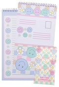 iscream Fold and Send Girls Stationery Card Pad with Seals - Daisy Smiles - color: Daisy Smiles