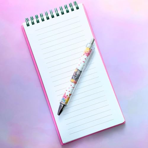 Elephant Pens 6PC Cute Stuff Fun Fancy Cool Writing Animal Decorative Pen Unique Kawaii Stationery Bulk Set Office Supply School Girl Journal Novelty Souvenirs Perfect Party Gift Souvenir Ideas - style: Elephant