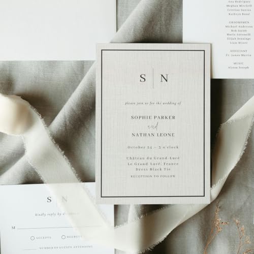 5x7 Ivory Linen Paper Textured Cardstock 100 lb - color: Off White, size: 5x7-100lb