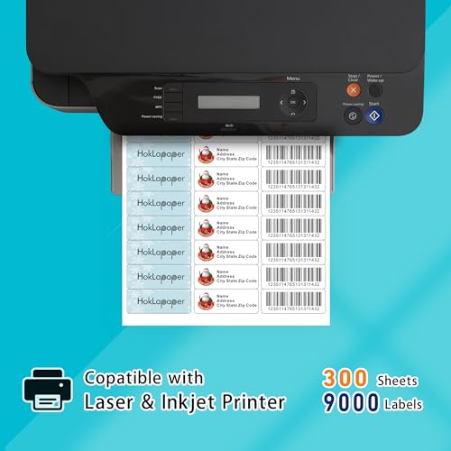 1"x2-5/8"Address Mailing Labels, 9000 Sticker Labels(300 Sheets) - size: 1"x2-5/8" Labels (300 Sheets)