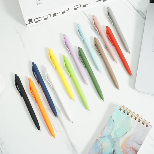 BallPoint Pens, 100 Pack (BLACK Ink),Bulk Pens, Grey Barrel,Click Pens for Office Home and School, Retractable Ballpoint Pens, Medium Point, 1.00MM (Grey) - color: Grey