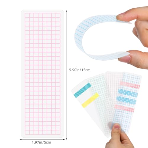 NUOBESTY 40Pcs Washi Cards Tape Sample Board, Portable Washi Tape Organizer Cards for Scrapbooking, Journaling, Planner Storage, Travel Journal, Craft Room, Office and School Use - color: Assorted 40pcs