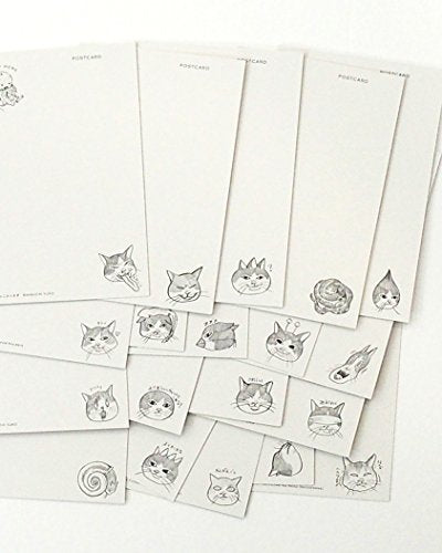 Higuchi Yuko 100POSTCARDS Animals Illustration Art Postcard Book Box