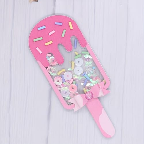Lapoo Tool Metal Cutting Die for Scrapbooking - Durable, Cut Stencils for DIY Scrapbook Photo Album Decorative Paper Card, Card Making Supplies, Embossing (Ice Cream Shaker 4.5 x 4.1 in) - color: Ice Cream Shaker 4.5 x 4.1 in