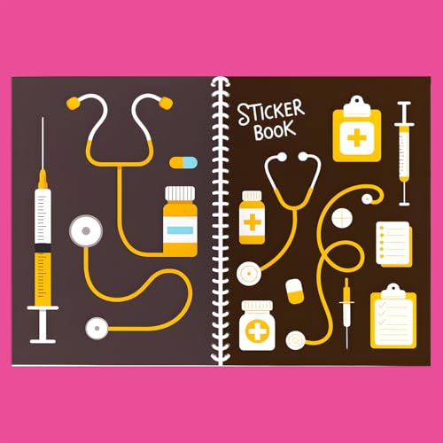 B5 Reusable Sticker Collecting Book Blank Sticker Album (Style F Brown) - color: Style F Brown
