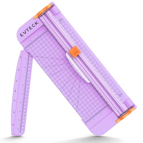 Evteck A4 Paper Cutter Slider Trimmer for Cardstock Photo Vinyl - color: Purple