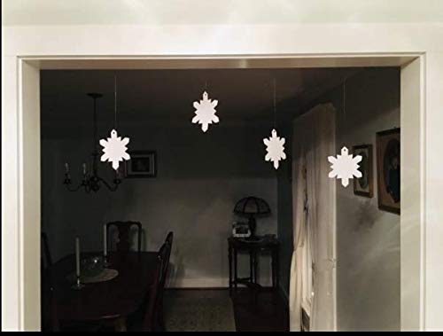 SHAPES ETC. 5.5" x 5.5" Snowflake Creative Cut-Outs, White, 31-Count - color: Whsnowflakeite Snowflake