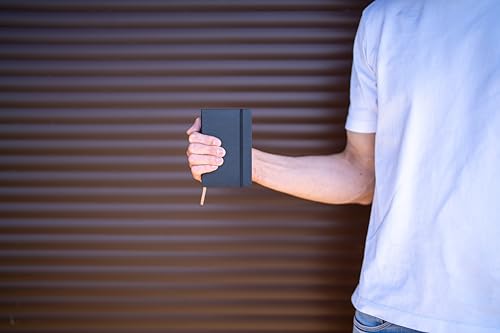 Moleskine Classic Notebook, Hard Cover, Pocket (3.5" x 5.5") Squared/Grid, Black, 192 Pages | Pocket 3.5" x 5.5" notebook with 192 grid pages for diagrams, notes, planning, graphing, and technical work.