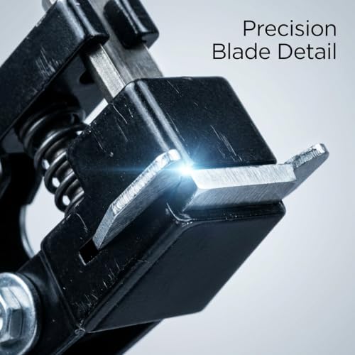 QWORK Corner Rounder Cutter R3 (3mm Radius), Smooth Edge Trimmer for PVC Cards, Photos & Paper Projects