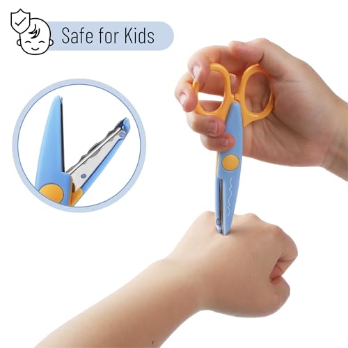Mr. Pen- Craft Scissors Decorative Edge, 6 Pack, Spring Colors - color: Spring