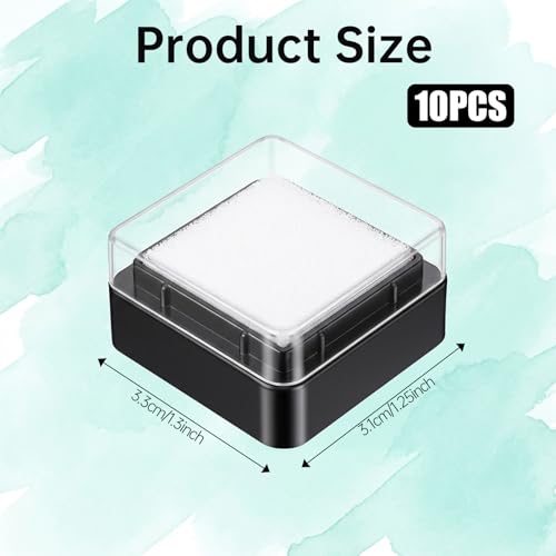 Psiriol 1 Inch Empty Stamp Pads for Crafting Painting and Scrapbooking