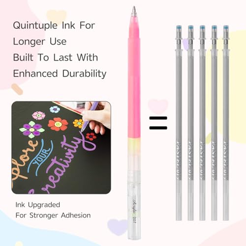 LIUILUCAI Acrylic Gel Pens for Coloring, 100 Colored Pens & Travel Case - color: 100 coloring