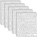 Letter Stickers 1 inch,2880 Pcs 30 Sheets Small Alphabet Stickers (White) - color: White, size: 1 Inch