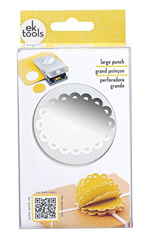 EK tools Punch for Arts and Craft, Large, Scalloped Oval Frame - style: Scalloped Oval Frame
