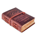 LEATHER VILLAGE Journaling Bible Nothing Impossible Verse, Fuchsia 7x5. - color: Fuchsia, size: 7 inches X 5 inches