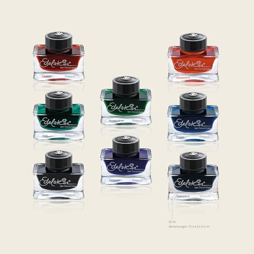 Pelikan Edelstein Bottled Ink for Fountain Pens, Aventurine Green, 50ml, 1 Each (339366) - color: Aventurine Green