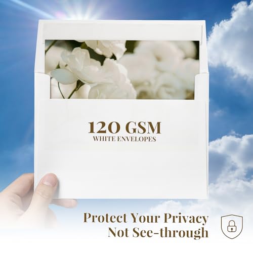 A2 White Envelopes Self Seal 100 Pack, 4.375 x 5.75 - color: white, size: A2