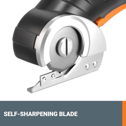 WORX Cordless Fabric & Cardboard Cutting Scissors, 4V ZipSnip, WX082L.2 - style: 4V Zipsnip (2 Blades & Storage Bag included)