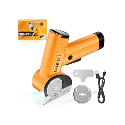 Electric Cardboard Box Cutter, Rechargeable Cordless Electric Scissors
