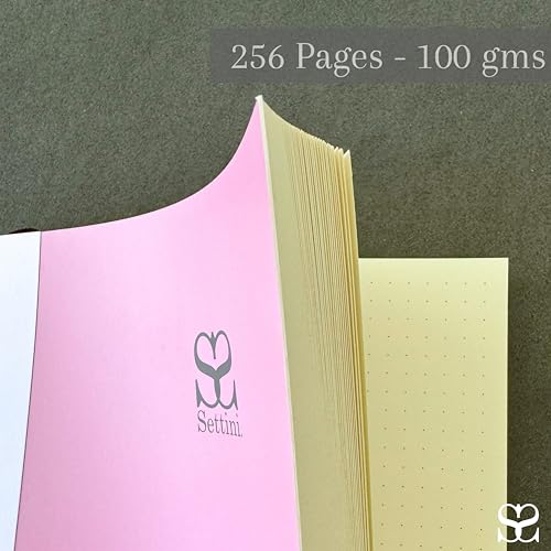 SETTINI® Refill Inserts for A5 Refillable Journal 192 Pages, Dot Grid - color: Dotted