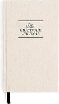 The Gratitude Journal - for More Mindfulness, Happiness, Positive Vibes, Affirmations, Productivity, and Self Reflection -Undated Daily Journal - color: Beige