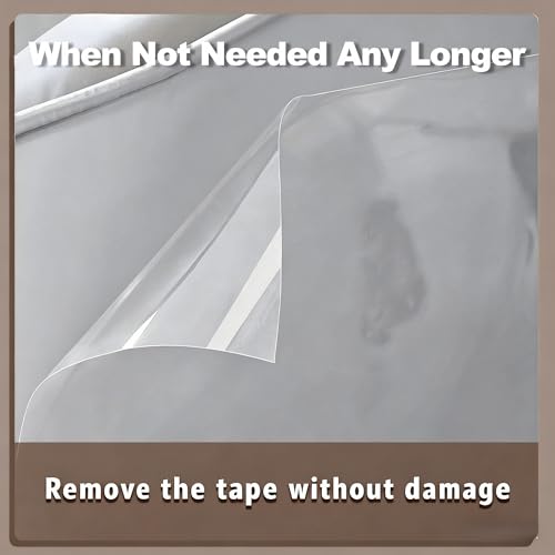 Anti Cat Scratch Furniture Protector Tape Damage-Free Couch Guard, 197"x12" - size: 197" by 12"