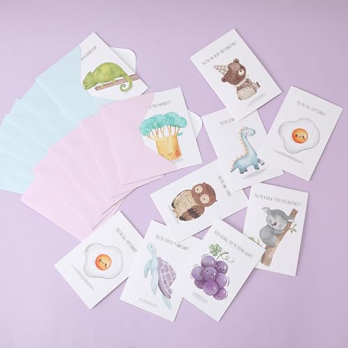 Mr. Pen- Funny Notecards with Envelopes, 24 Set, Funny Cards for Kids - size: 4x6 inches