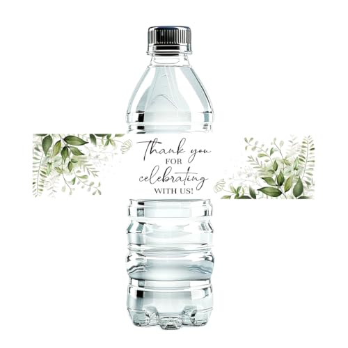 200 Pcs Wedding Water Bottle Labels for Wedding Bridal Shower Baby Shower - color: 200 Pcs Wedding