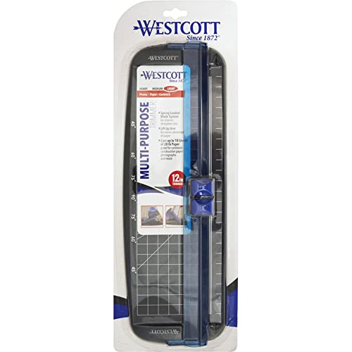 Westcott 15804 Multi-Purpose Personal Paper Trimmer, 12 in - style: Standard