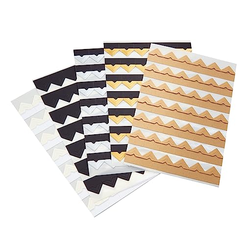 Semikolon - Self-Adhesive Photo Corners for Albums, 252 Pieces, Chamois - color: Chamois