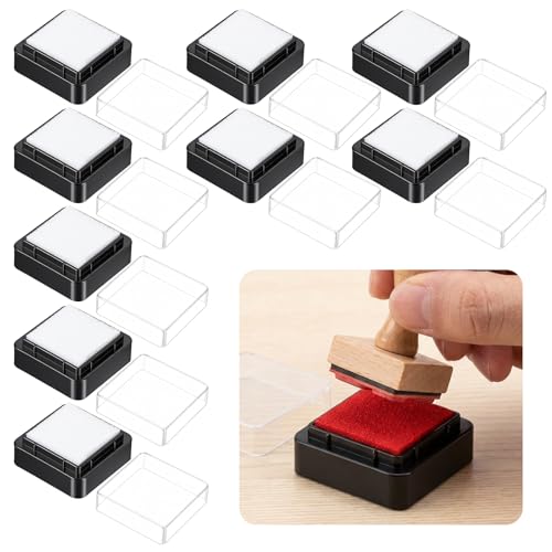 Psiriol 1 Inch Empty Stamp Pads for Crafting Painting and Scrapbooking