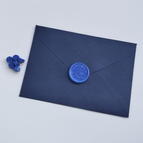 600pcs Sealing Wax Beads for Wax Seal Stamp, Perfect for Gift Sealing, Letter Sealing, Crafting Projects, Invitations Cards Sealing, Envelopes Sealing (Royal Blue) - color: Blue