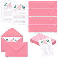 Honoson 48pcs/24set Camp Stationary for Girls, Cards and Envelopes