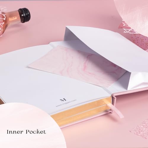 MGGAO Lined Journal Notebook for Women Men, A5 Aesthetic Notebook - color: Pink, size: Lined