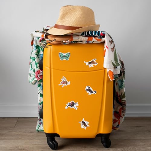 100 PCS Insect Stickers Cartoon Bug Stickers for Laptop Water Bottle Computer Refrigerator Luggage Phone Case Bicycle Teens (Insect) - style: Insect